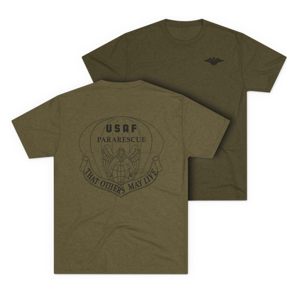 LSSC Guardian Angel Tee - Tri-Blend Military Green