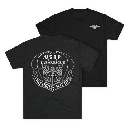 LSSC Guardian Angel Tee - Tri-Blend Vintage Black