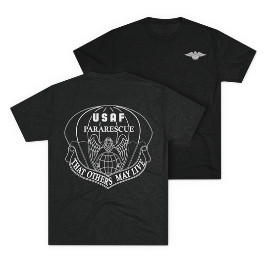 LSSC Guardian Angel Tee - Tri-Blend Vintage Black