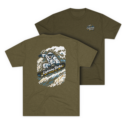 LSSC Shred It Tee - Tri-Blend Military Green