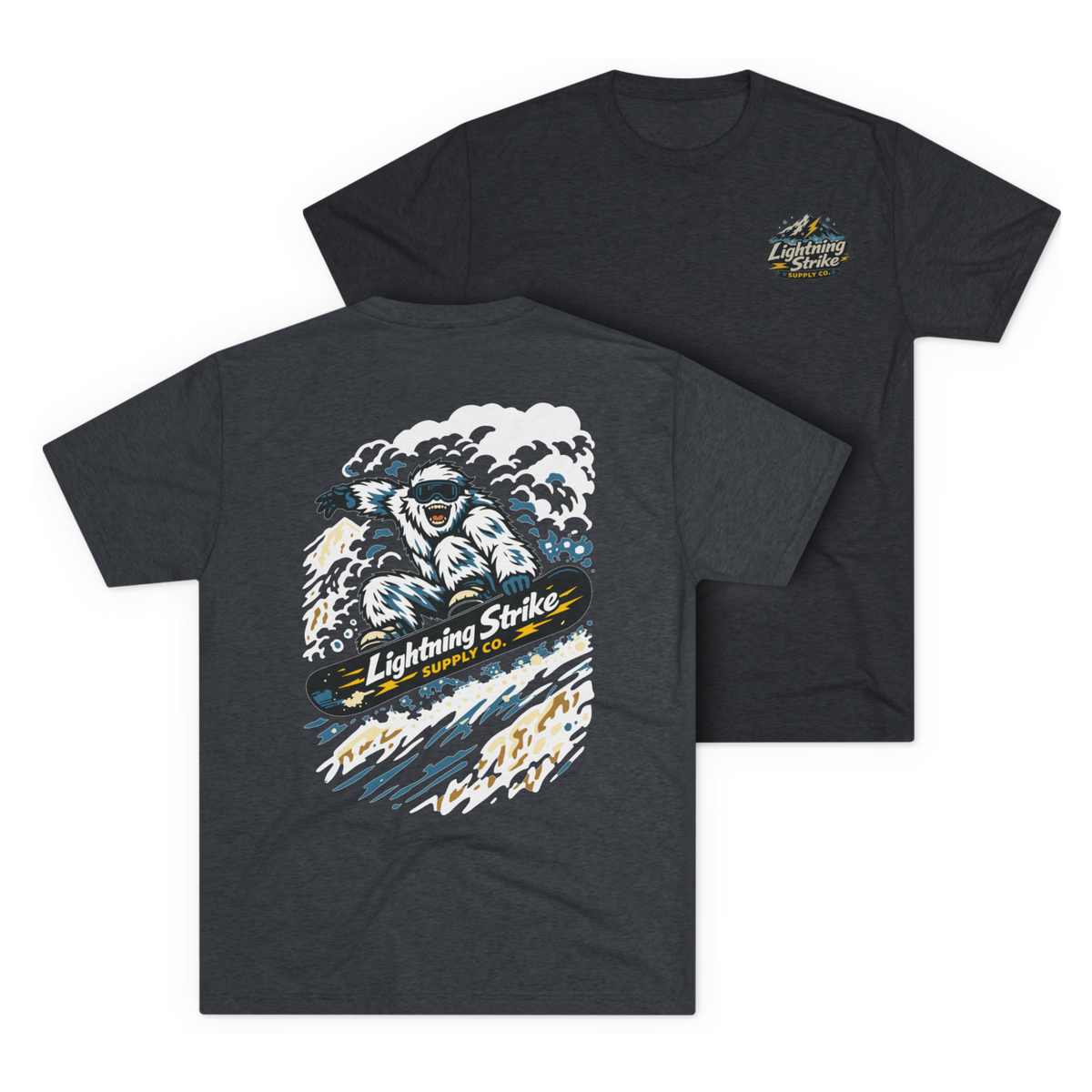 LSSC Shred It Tee - Tri-Blend Vintage Navy