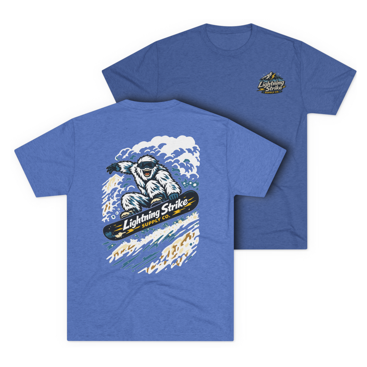 LSSC Shred It Tee - Tri-Blend Vintage Royal