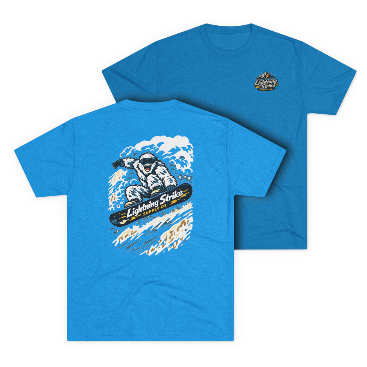 LSSC Shred It Tee - Tri-Blend Vintage Turquoise