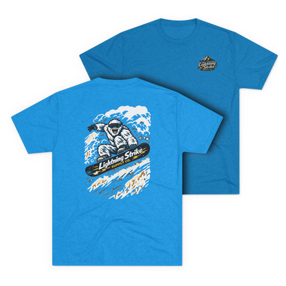 LSSC Shred It Tee - Tri-Blend Vintage Turquoise
