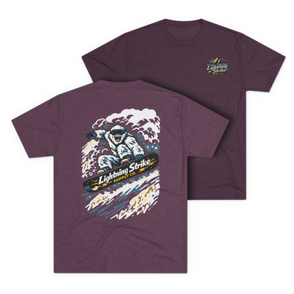 LSSC Shred It Tee - Tri-Blend Vintage Purple
