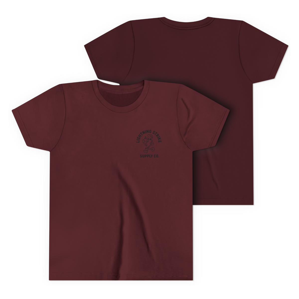 LSSC Kid's Bolt Boy Tee - Maroon
