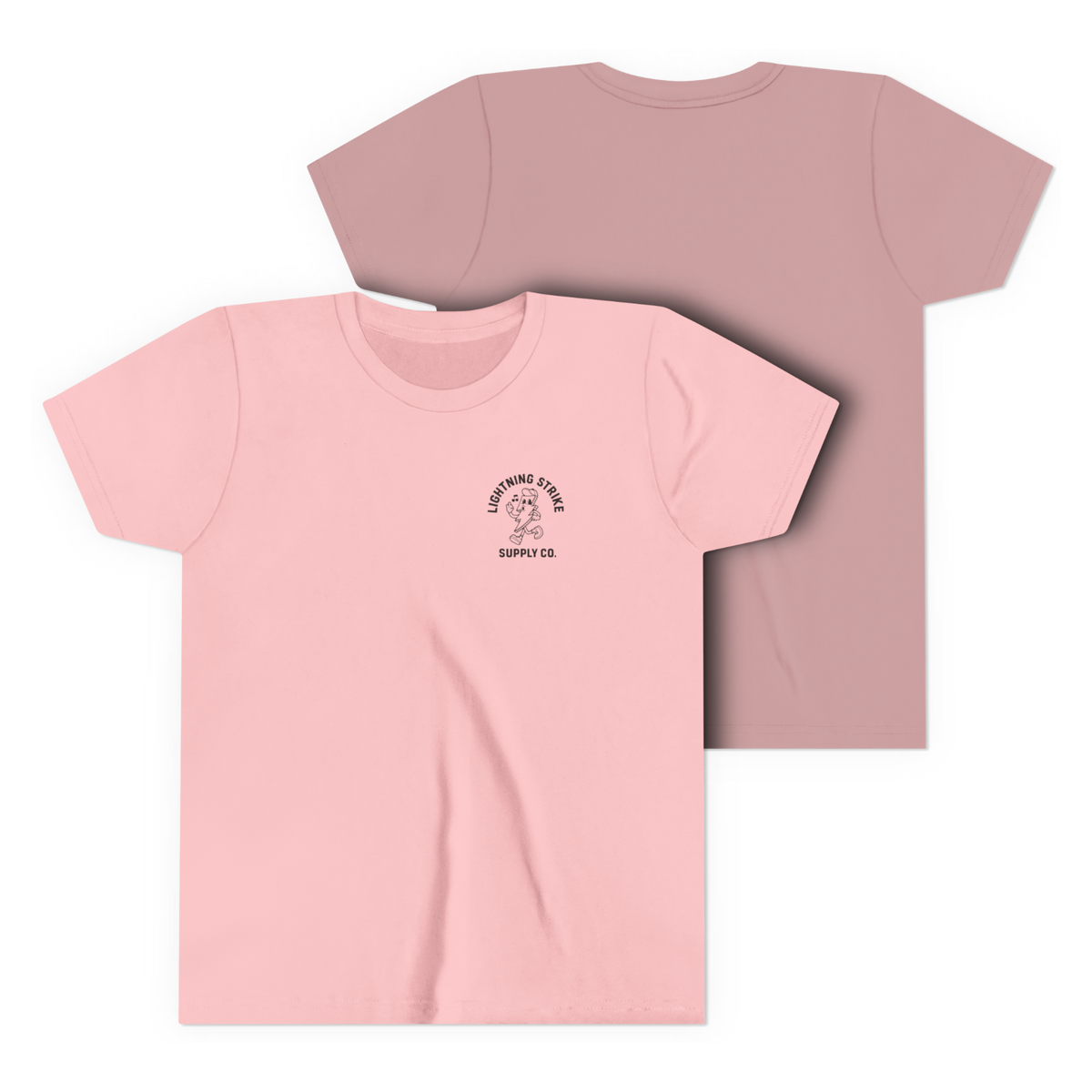 LSSC Kid's Bolt Boy Tee - Pink