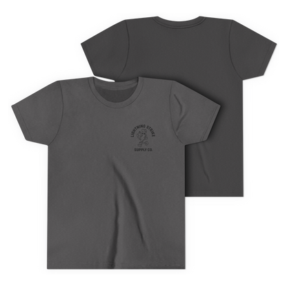 LSSC Kid's Bolt Boy Tee - Dark Heather Grey