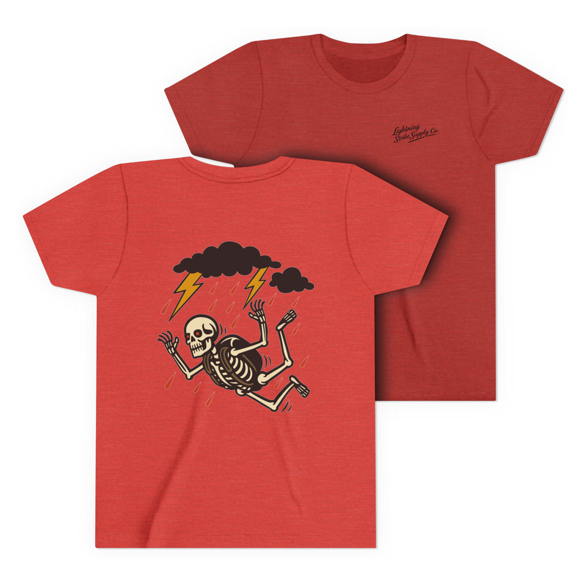 LSSC Kid's Free Fallin' Tee - Heather Red
