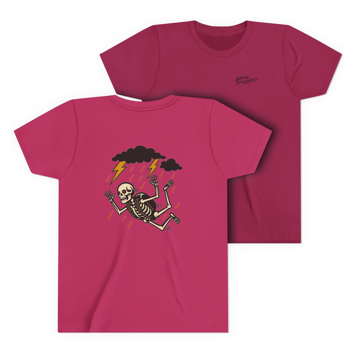 LSSC Kid's Free Fallin' Tee - Berry