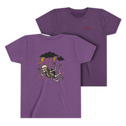 LSSC Kid's Free Fallin' Tee - Heather Team Purple