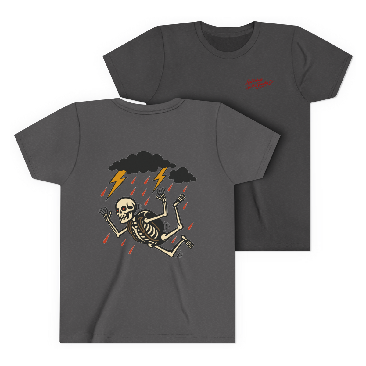 LSSC Kid's Free Fallin' Tee - Dark Heather Grey