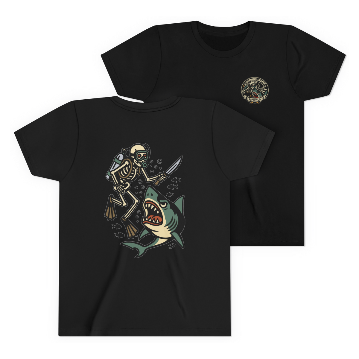 LSSC Kid's Deep Six Tee - Black