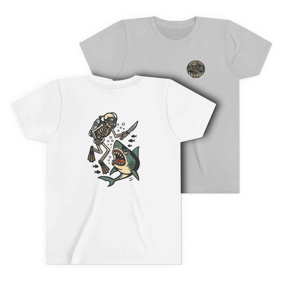 LSSC Kid's Deep Six Tee - White