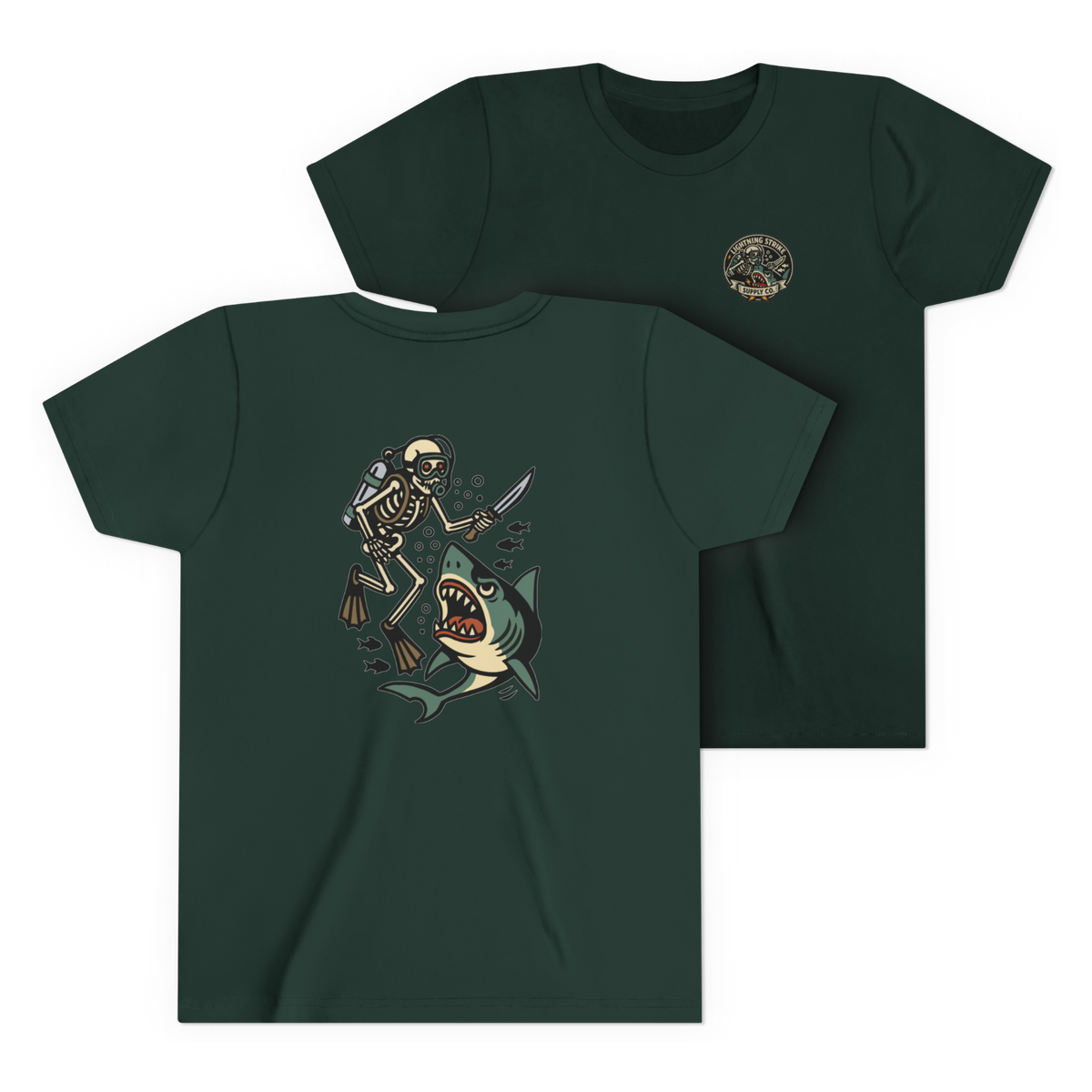 LSSC Kid's Deep Six Tee - Forest