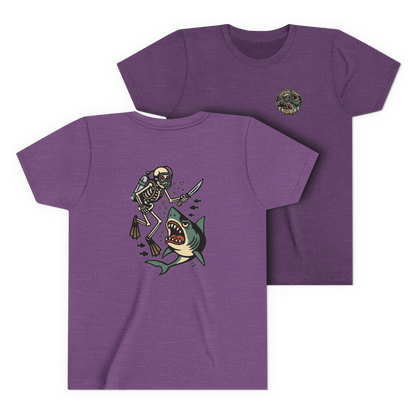 LSSC Kid's Deep Six Tee - Heather Team Purple
