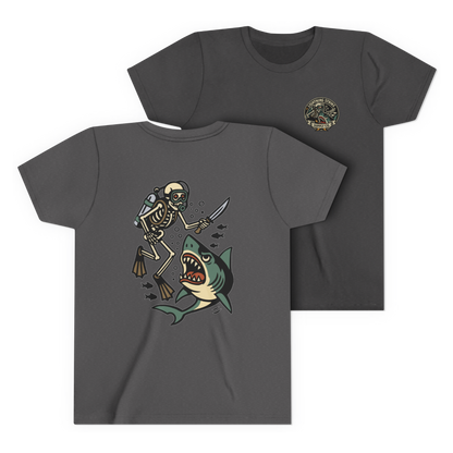 LSSC Kid's Deep Six Tee - Dark Heather Grey