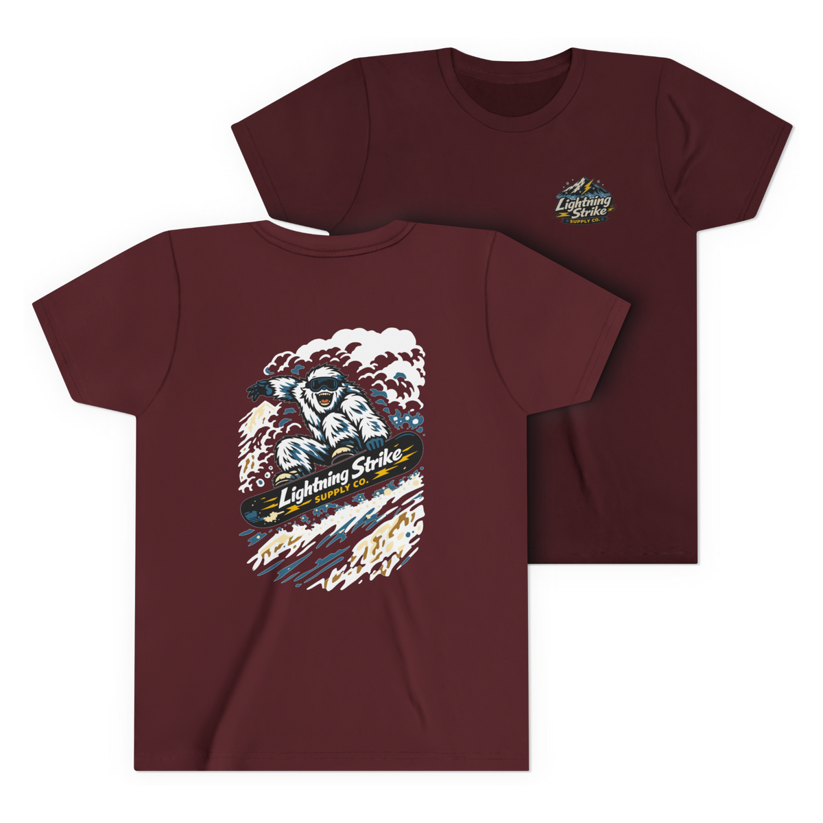LSSC Kid's Shred It Tee - Maroon