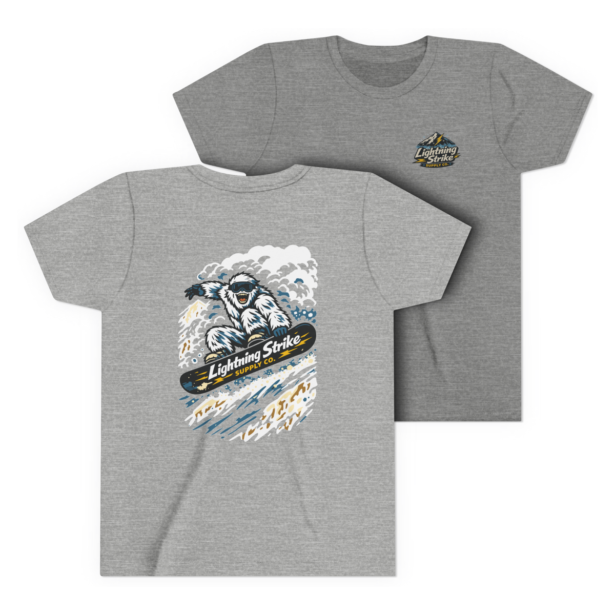 LSSC Kid's Shred It Tee - Athletic Heather
