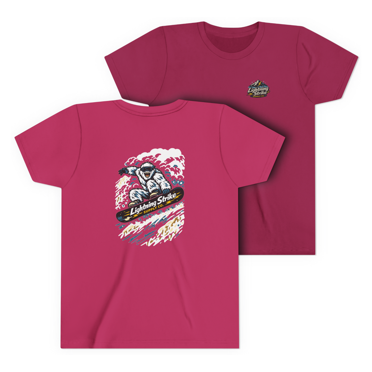 LSSC Kid's Shred It Tee - Berry