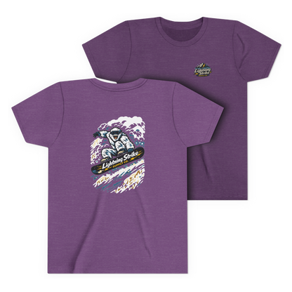 LSSC Kid's Shred It Tee - Heather Team Purple