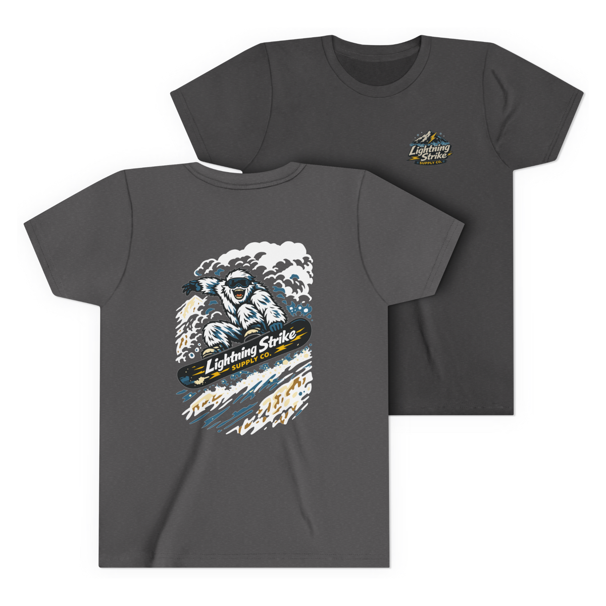 LSSC Kid's Shred It Tee - Dark Heather Grey