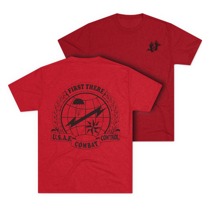 LSSC CCT | Green Feet Tee - Tri-Blend Vintage Red