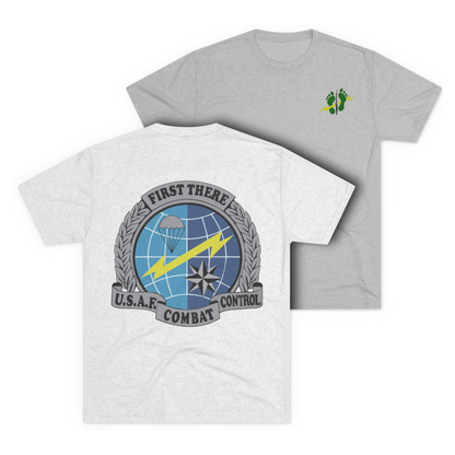 LSSC CCT | Green Feet Colored Tee - Tri-Blend Heather White