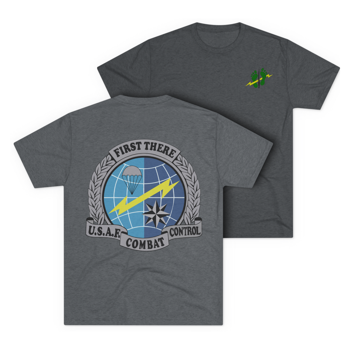 LSSC CCT | Green Feet Colored Tee - Tri-Blend Premium Heather