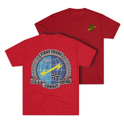 LSSC CCT | Green Feet Colored Tee - Tri-Blend Vintage Red