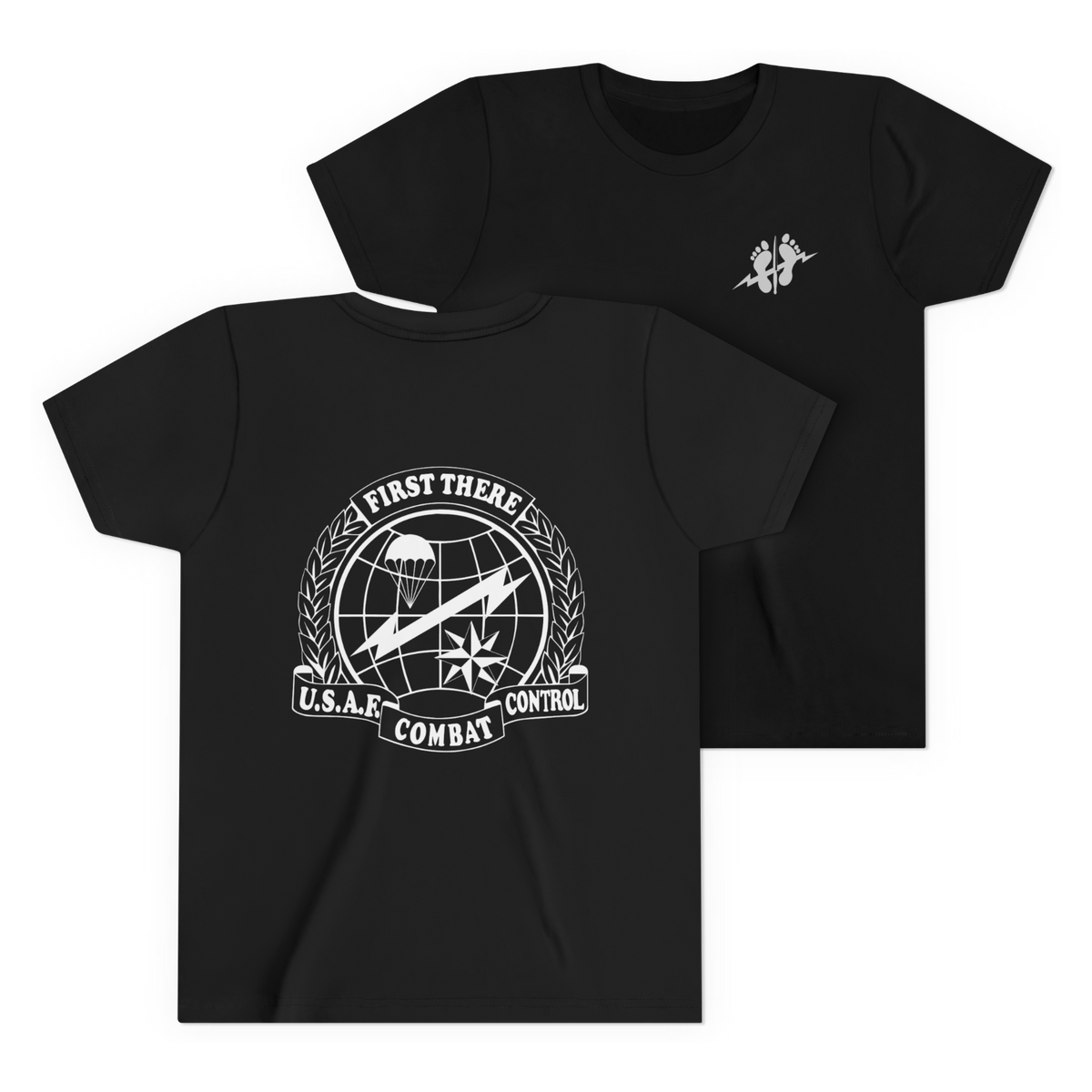 LSSC Kids CCT | Green Feet Tee - Black