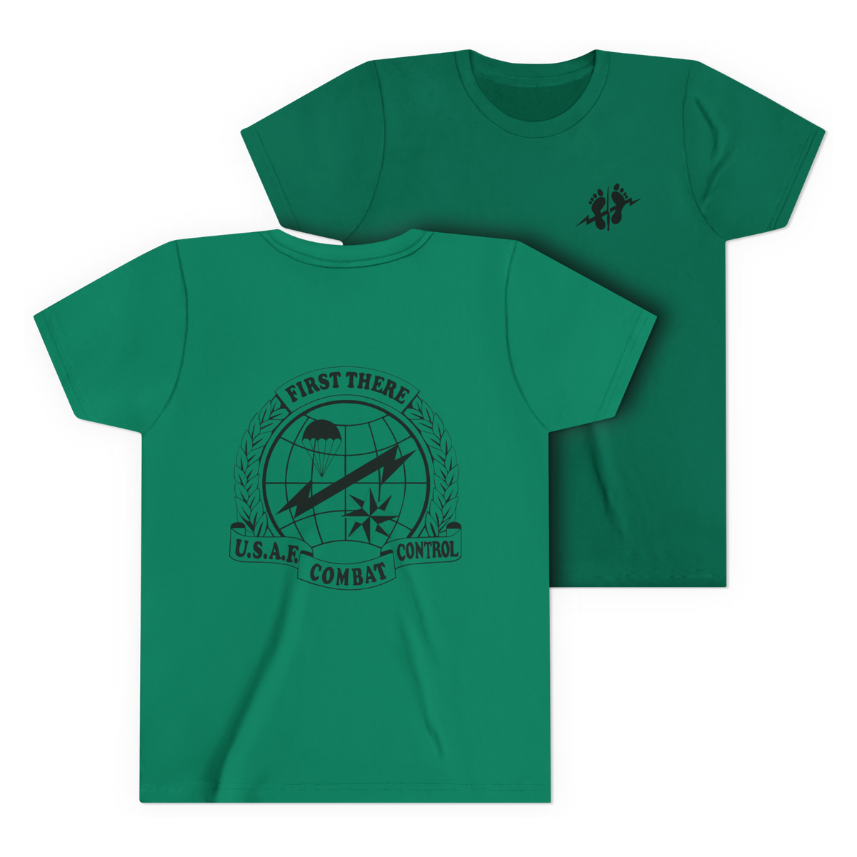LSSC Kids CCT | Green Feet Tee - Kelly