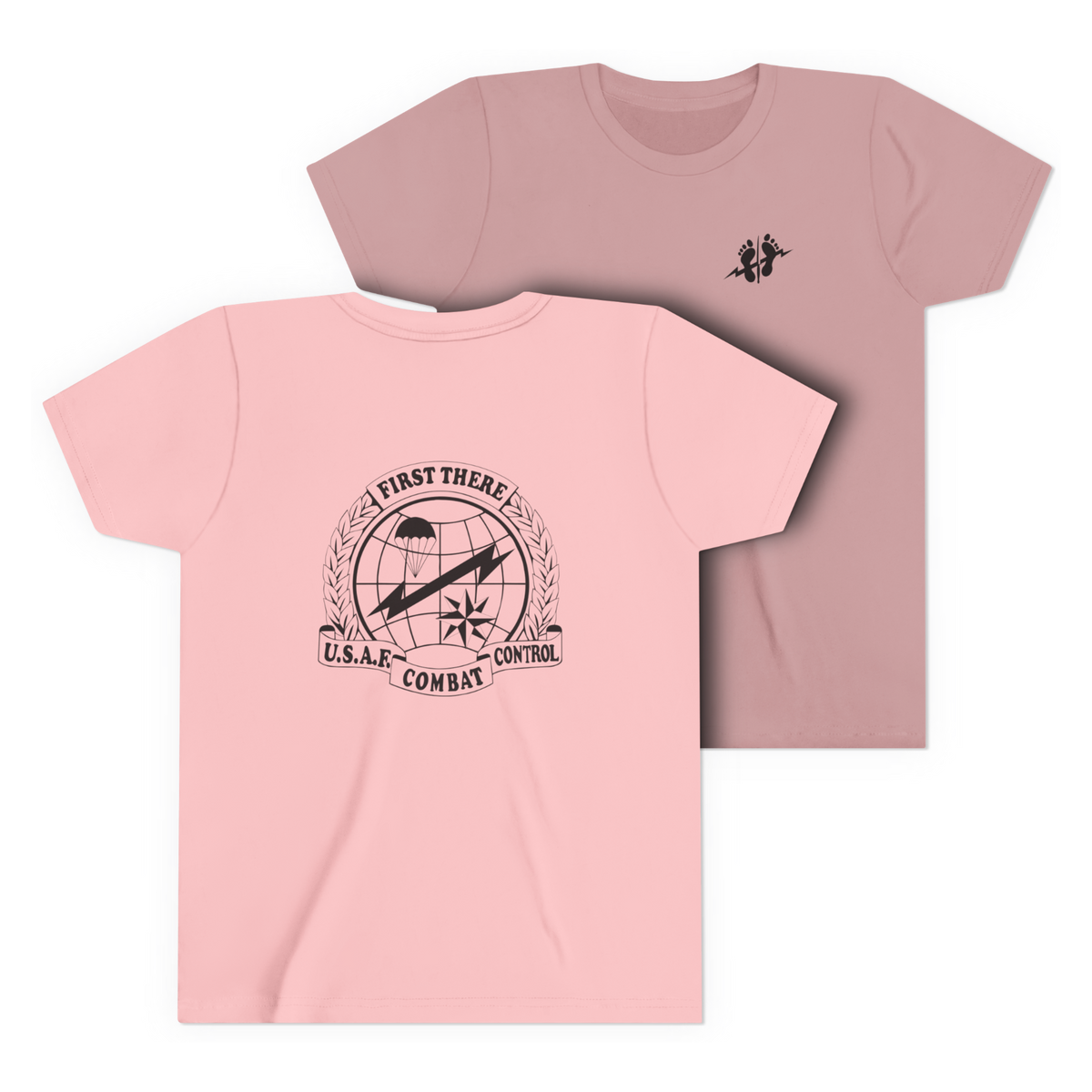 LSSC Kids CCT | Green Feet Tee - Pink