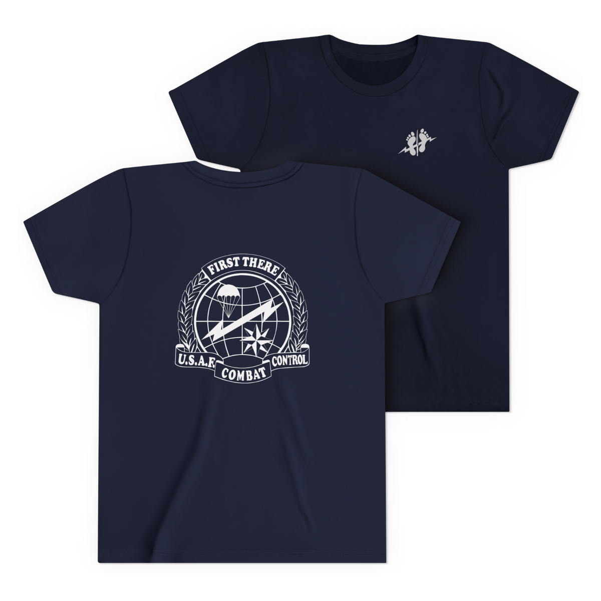 LSSC Kids CCT | Green Feet Tee - Navy