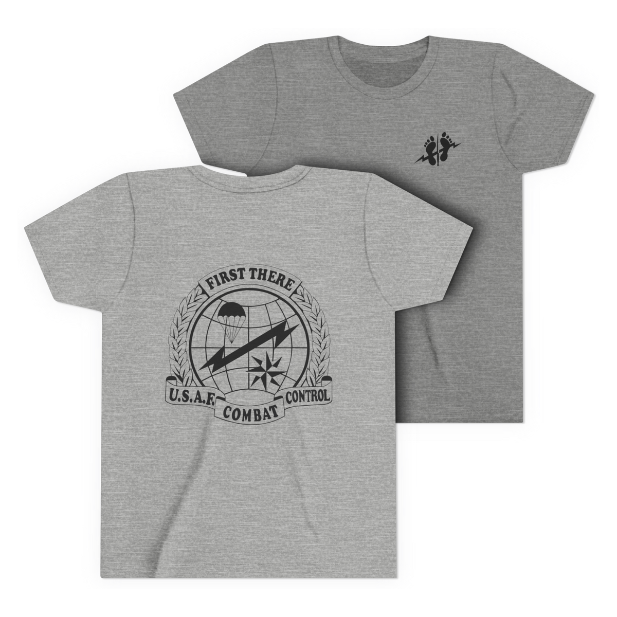 LSSC Kids CCT | Green Feet Tee - Athletic Heather