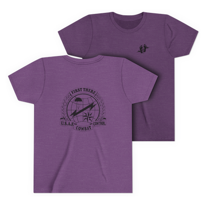 LSSC Kids CCT | Green Feet Tee - Heather Team Purple