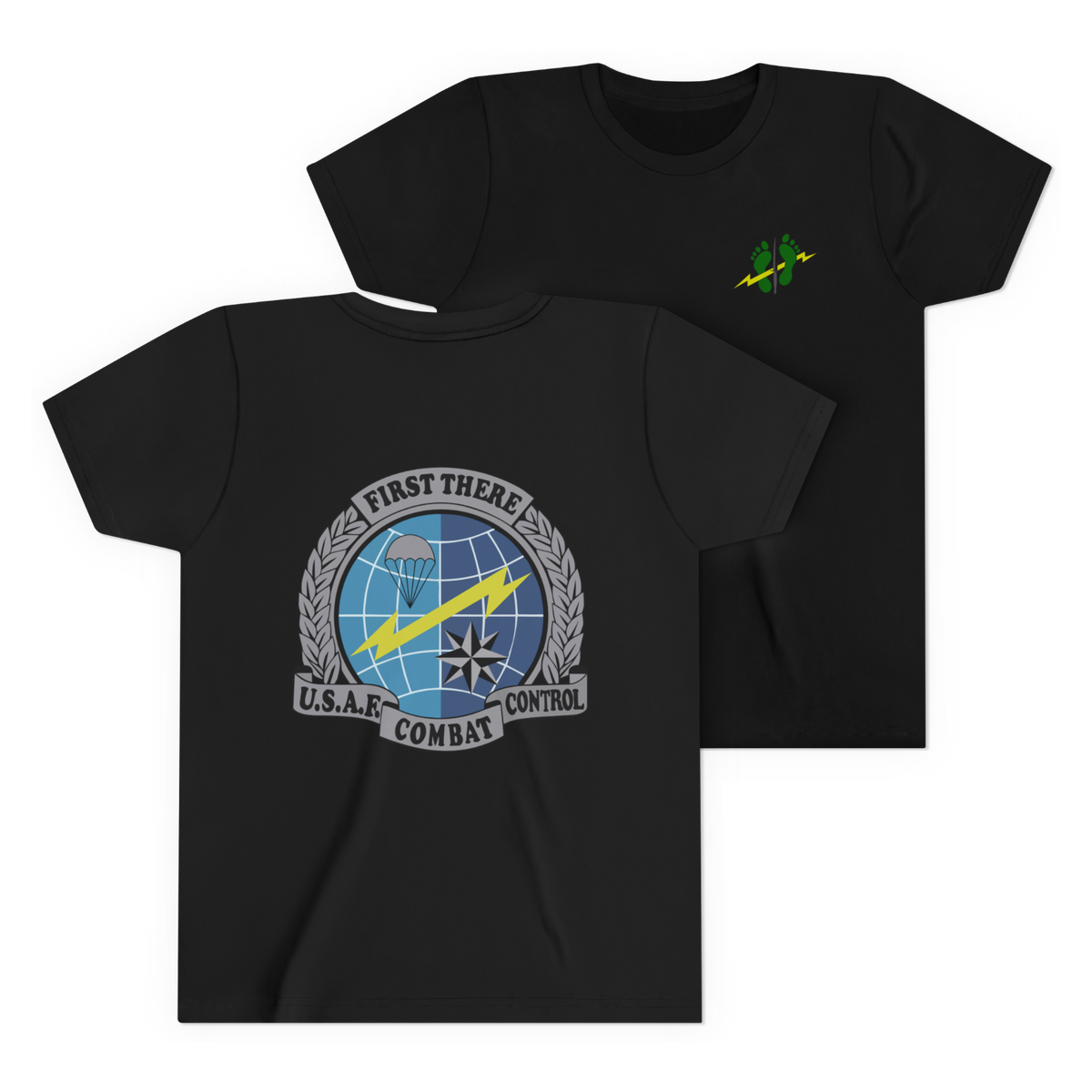 LSSC Kid's CCT | Green Feet Colored Tee - Black