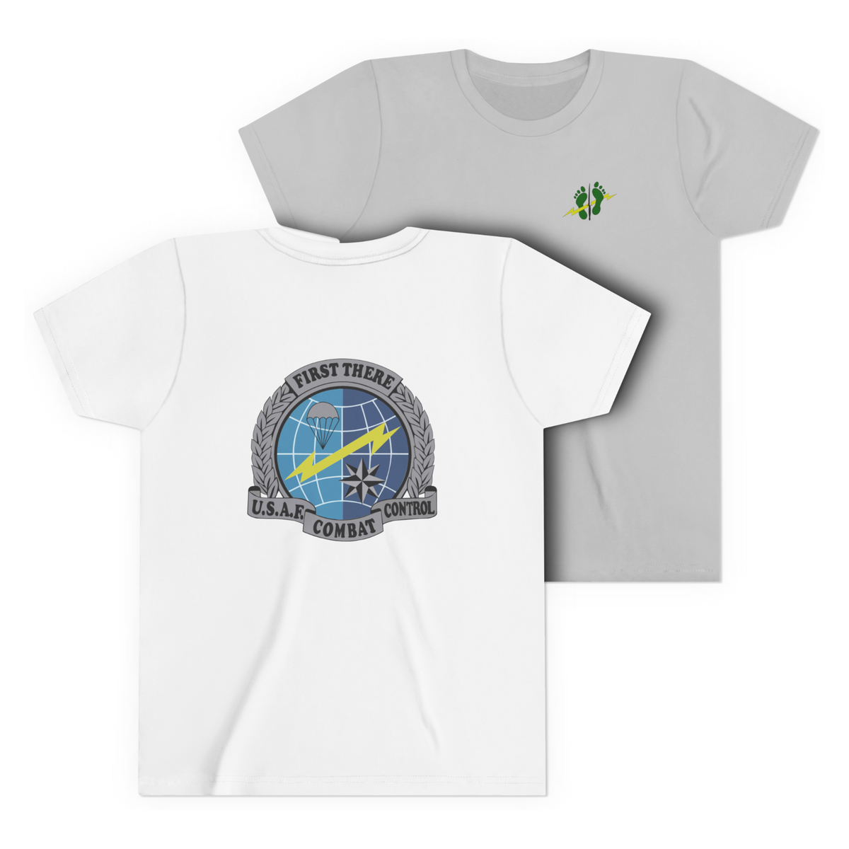 LSSC Kid's CCT | Green Feet Colored Tee - White