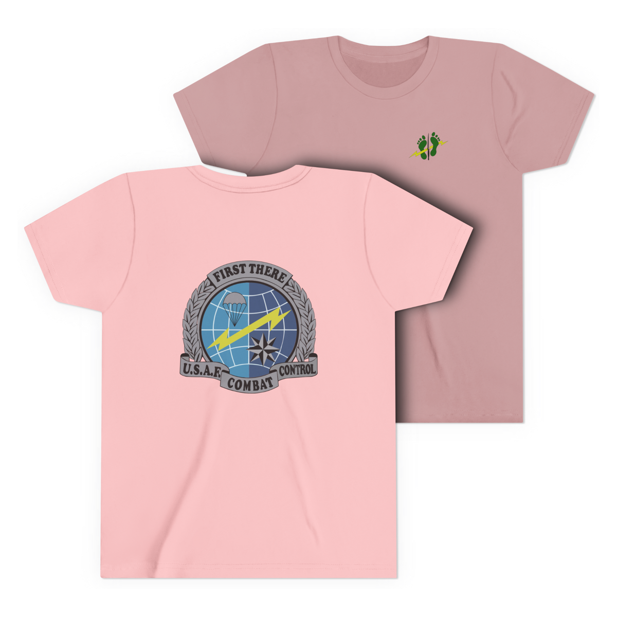 LSSC Kid's CCT | Green Feet Colored Tee - Pink