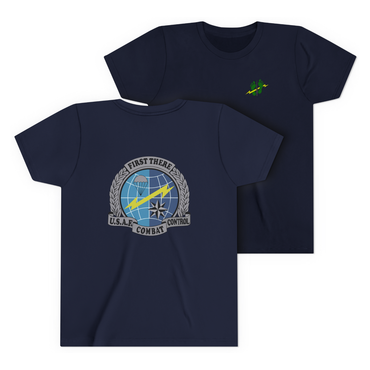 LSSC Kid's CCT | Green Feet Colored Tee - Navy