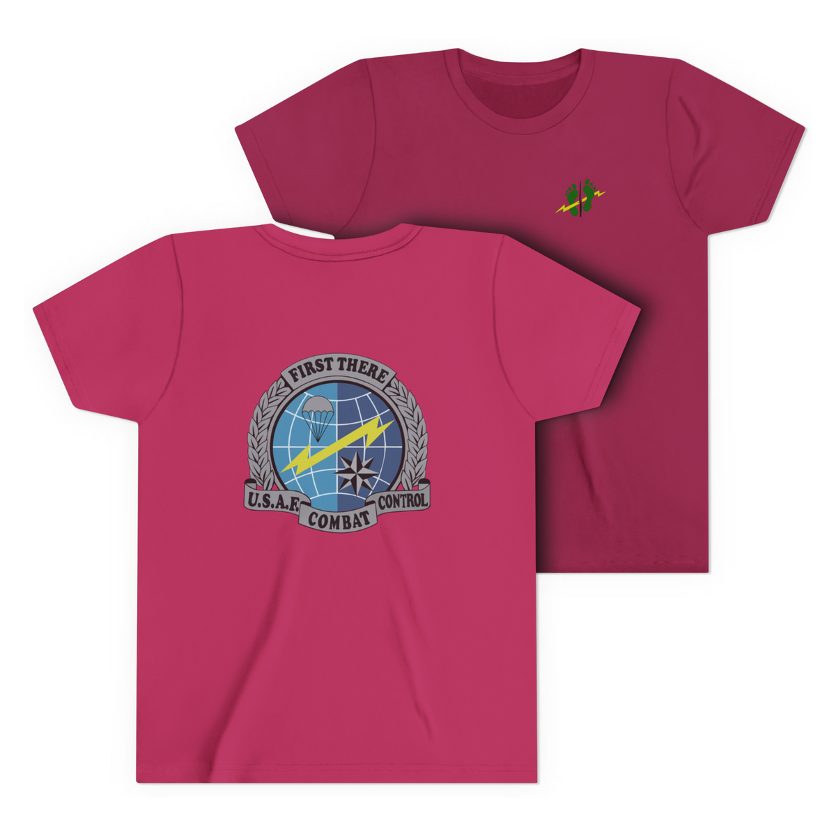 LSSC Kid's CCT | Green Feet Colored Tee - Berry