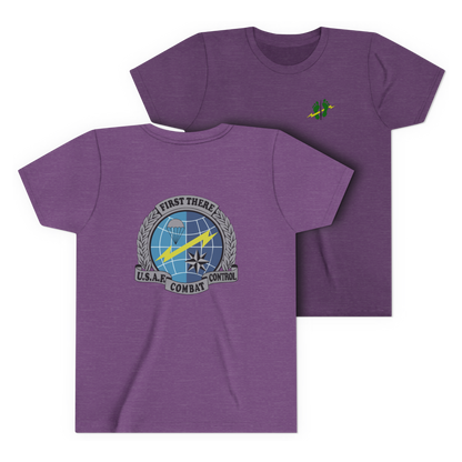 LSSC Kid's CCT | Green Feet Colored Tee - Heather Team Purple