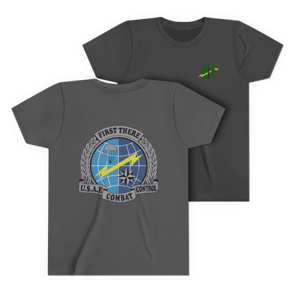 LSSC Kid's CCT | Green Feet Colored Tee - Dark Heather Grey