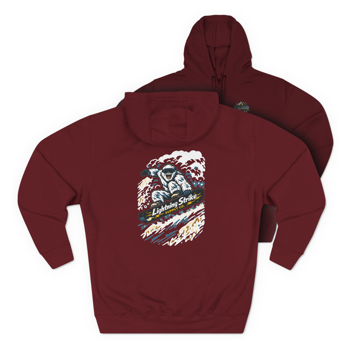 LSSC Shred It Hoodie - Burgundy