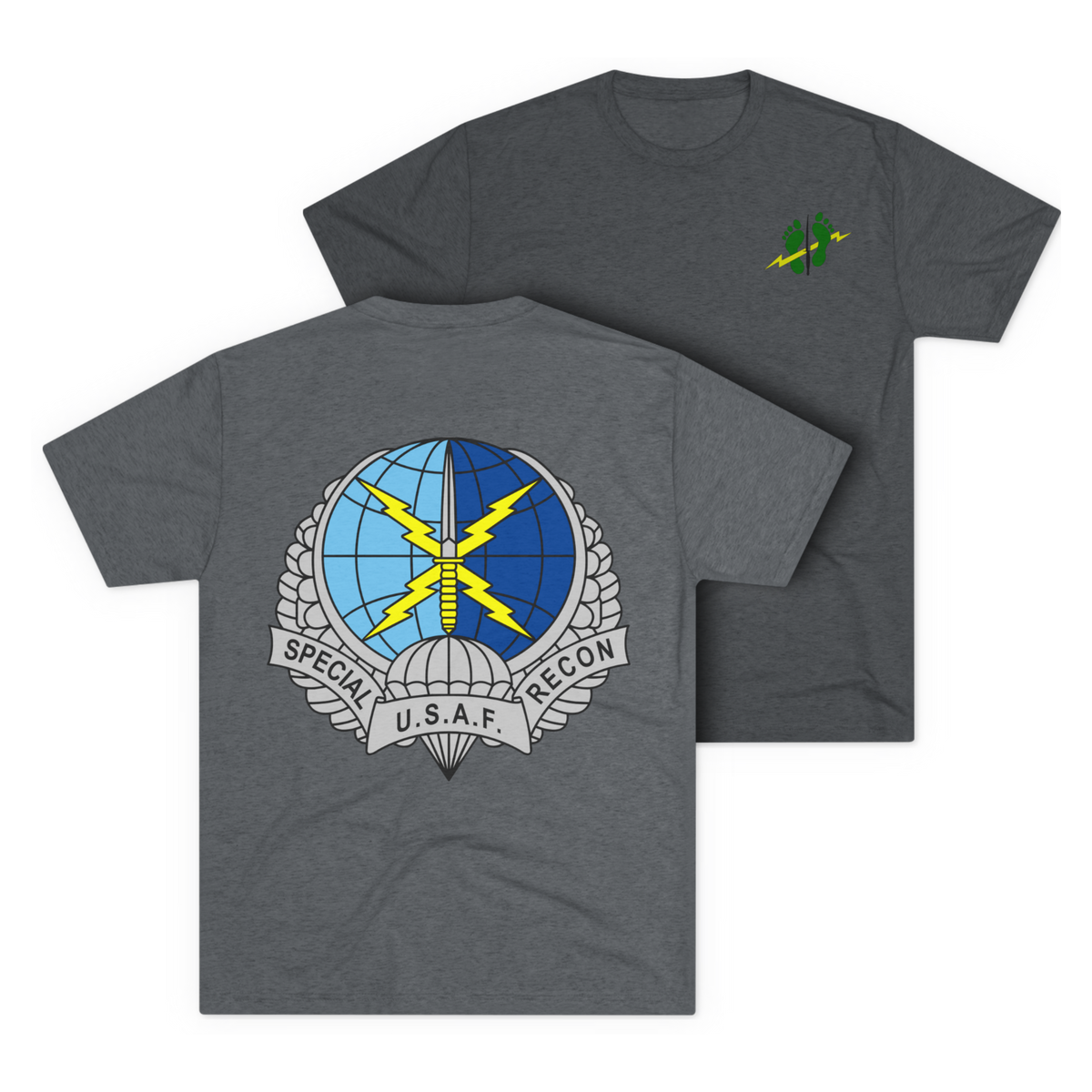 LSSC SR | Green Feet Colored Tee - Tri-Blend Premium Heather