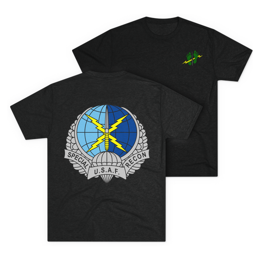 LSSC SR | Green Feet Colored Tee - Tri-Blend Vintage Black