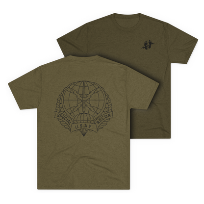 LSSC SR | Green Feet Tee - Tri-Blend Military Green