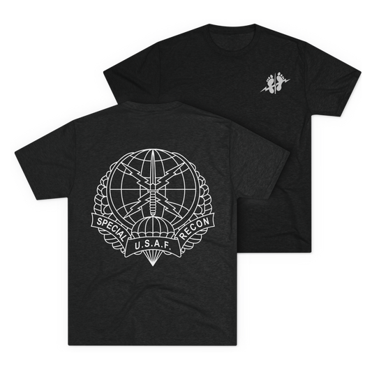 LSSC SR | Green Feet Tee - Tri-Blend Vintage Black