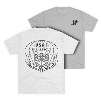 LSSC PJ | Green Feet Tee - Tri-Blend Heather White