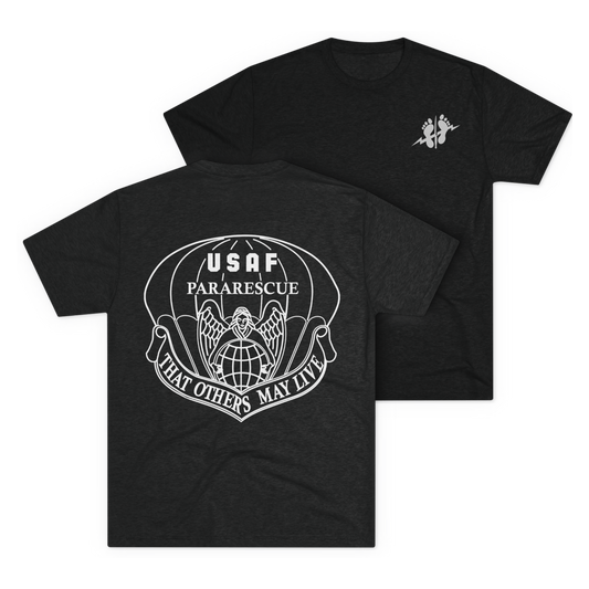 LSSC PJ | Green Feet Tee - Tri-Blend Vintage Black